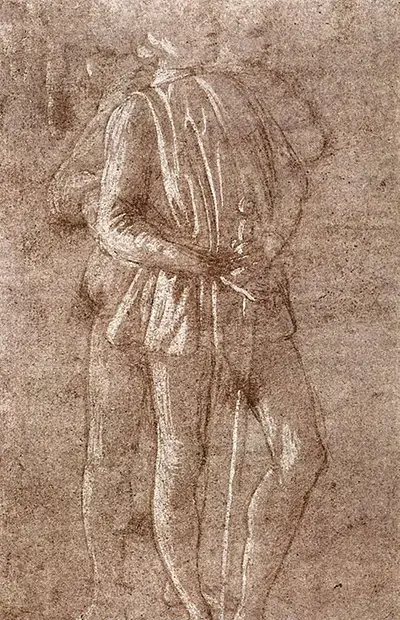 Study of Two Standing Figures Sandro Botticelli